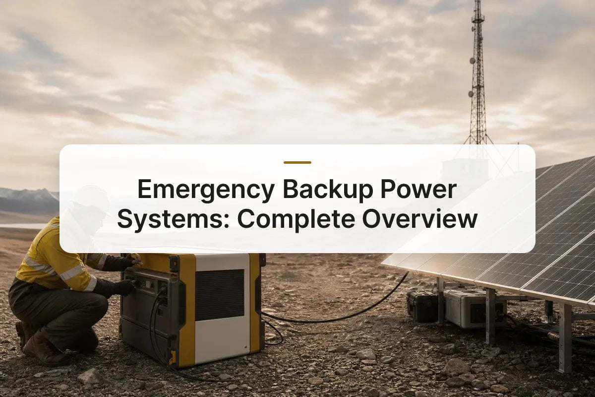 Emergency Backup Power Systems: Complete Overview