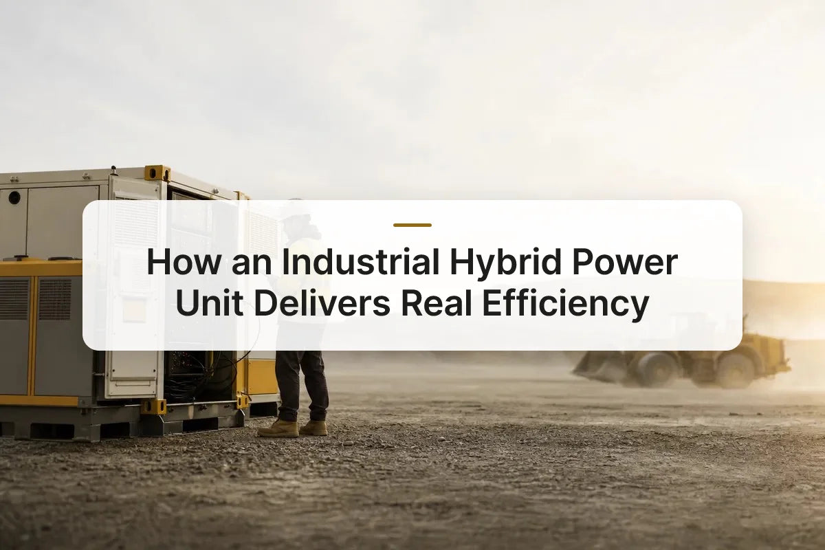How an Industrial Hybrid Power Unit Delivers Real Efficiency