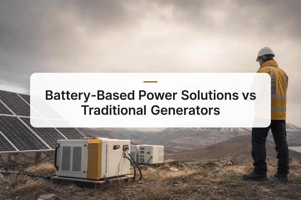 Battery-Based Power Solutions vs Traditional Generators