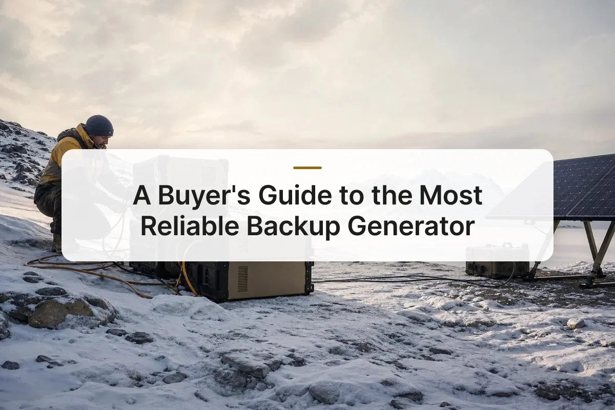 A Buyer's Guide to the Most Reliable Backup Generator