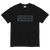 Men's Crew Neck T-Shirt (Black, Large Logo)