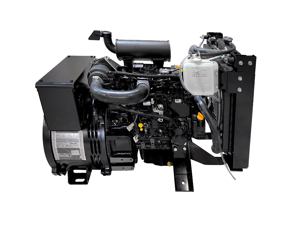 Water Cooled Diesel DC Generator (13kW) + 100 gallon tank